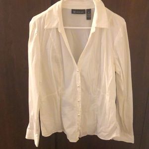 INC International Concepts White Shirt XL